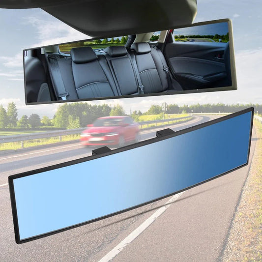 12-Inch Clip-On Panoramic Rear-View Mirror