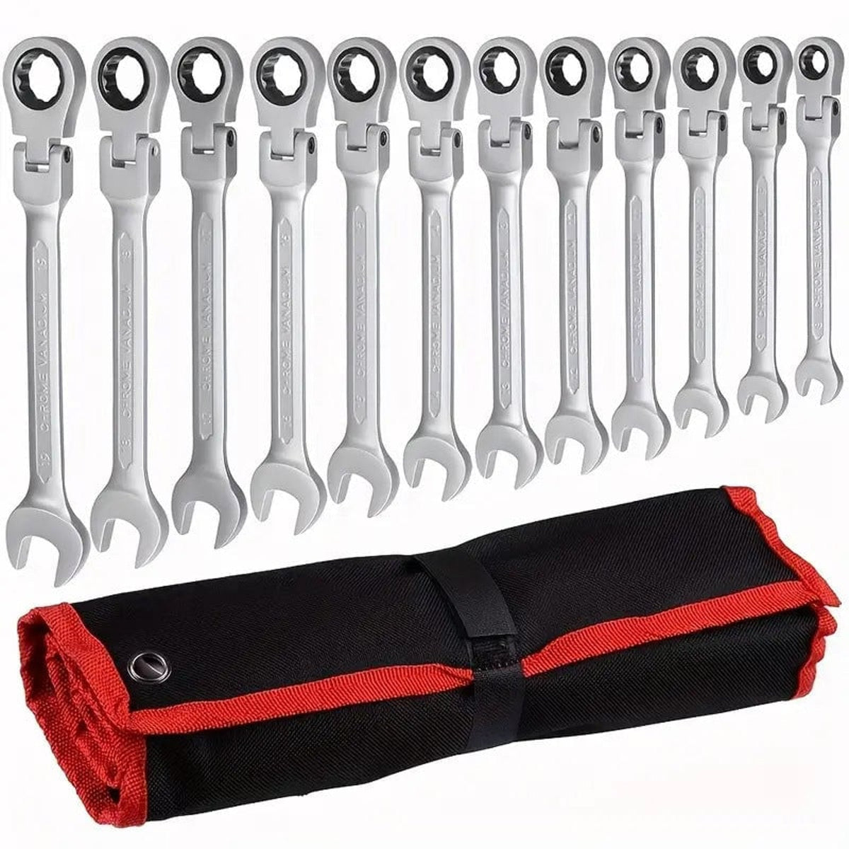 Flex Head Ratcheting Wrench Set
