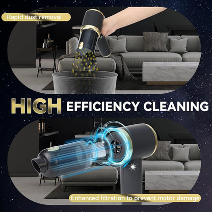 Portable Air Duster Wireless Vacuum Cleaner - 4-in-1 Multifunctional Tool
