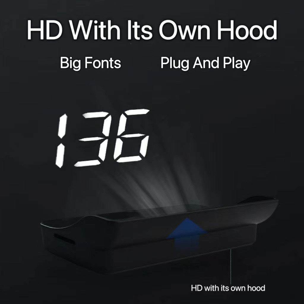 Dual GPS Car HUD Display