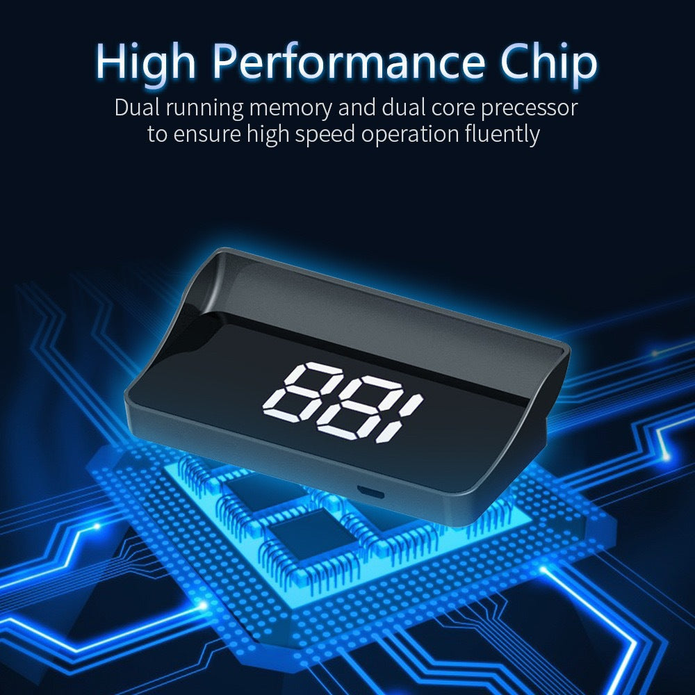 Dual GPS Car HUD Display