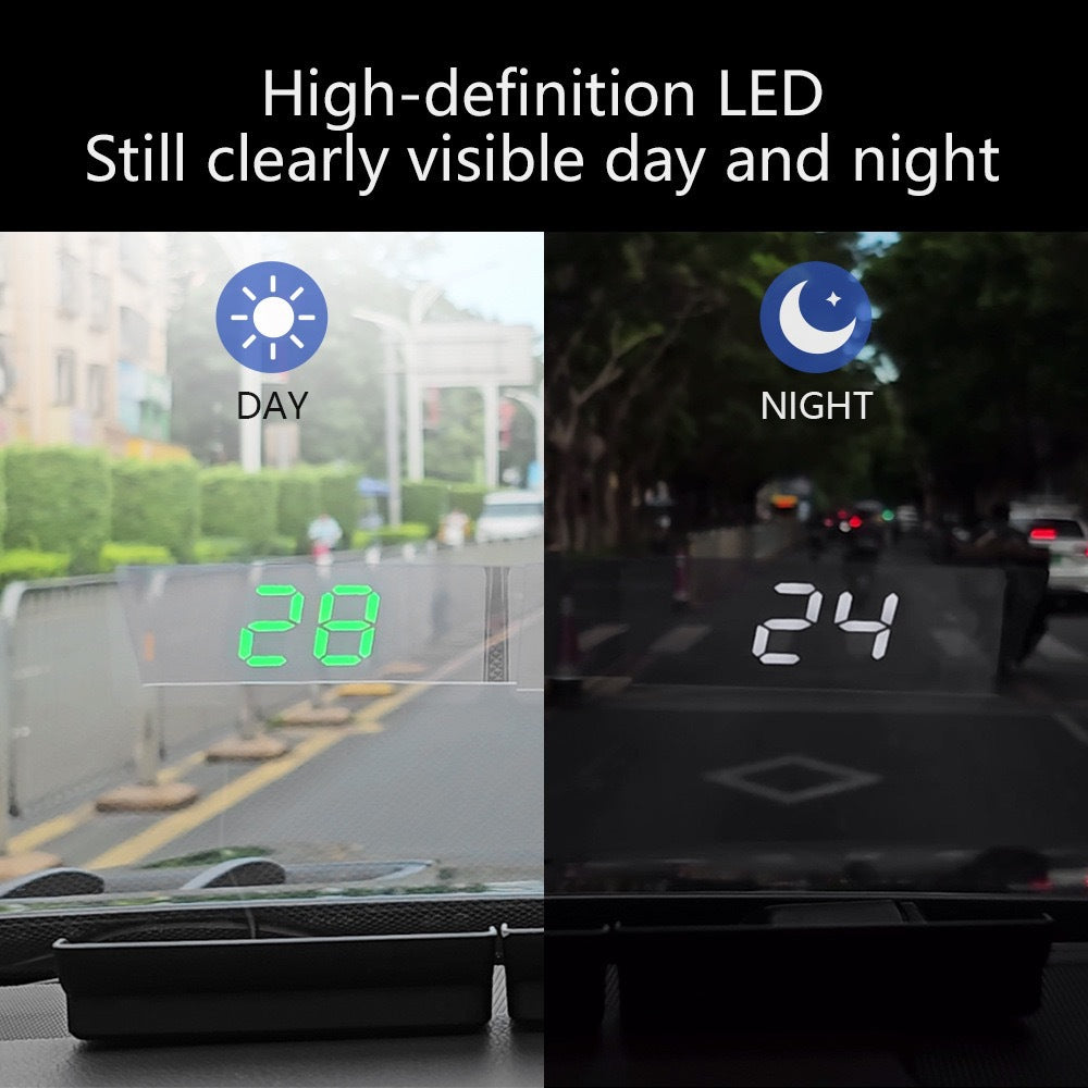 Dual GPS Car HUD Display