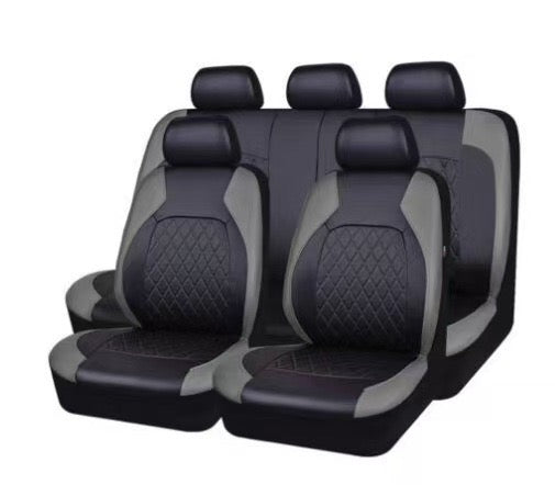 🎁🚗9-Piece Universal Fit Leather Car Seat Cover Set