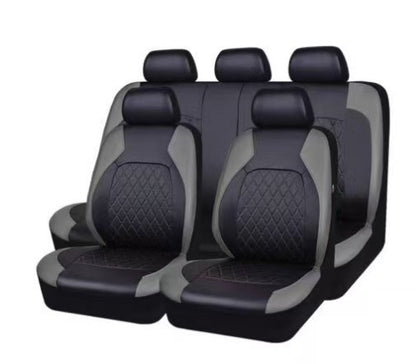 🎁🚗9-Piece Universal Fit Leather Car Seat Cover Set