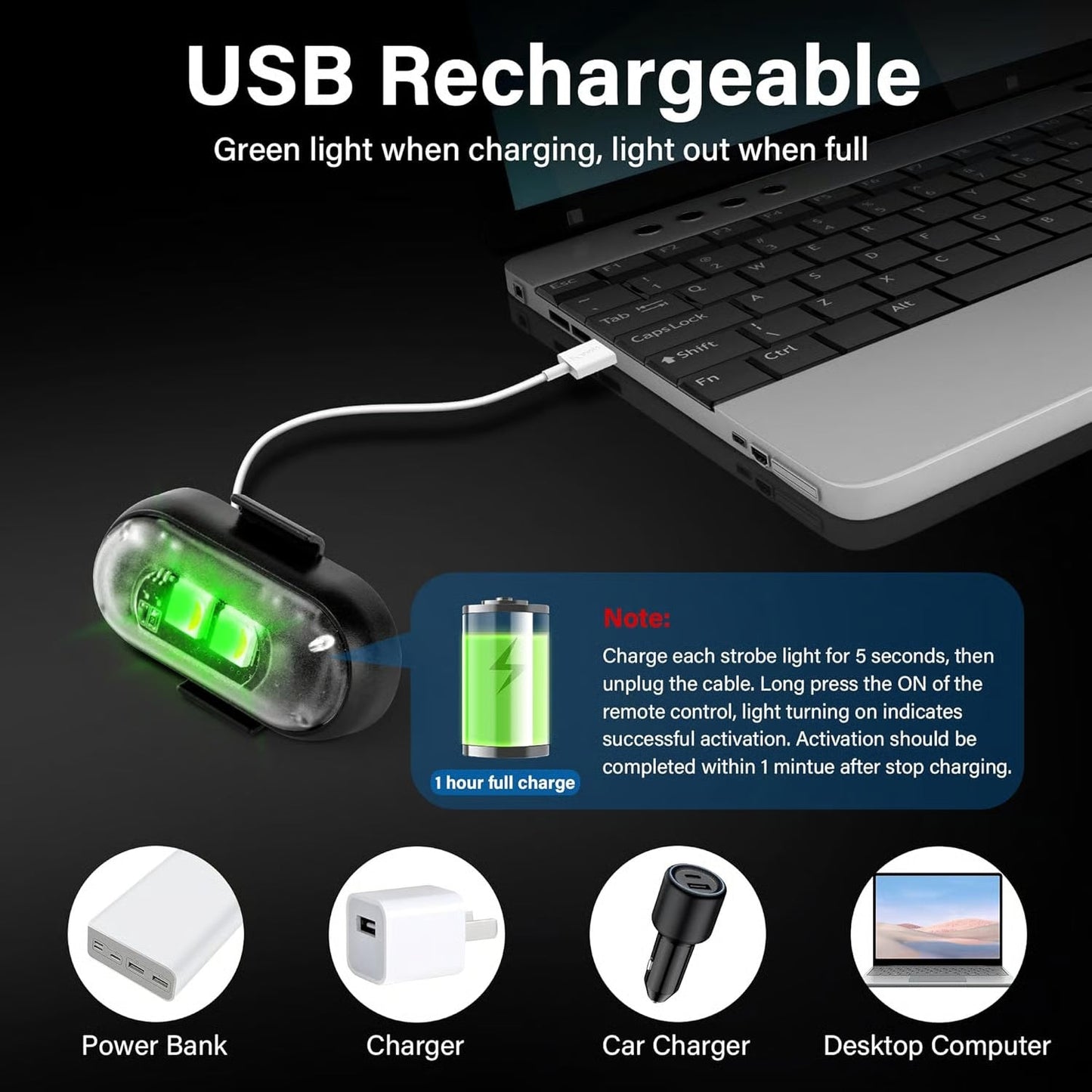 🔥🔥Wireless Led Strobe Lights