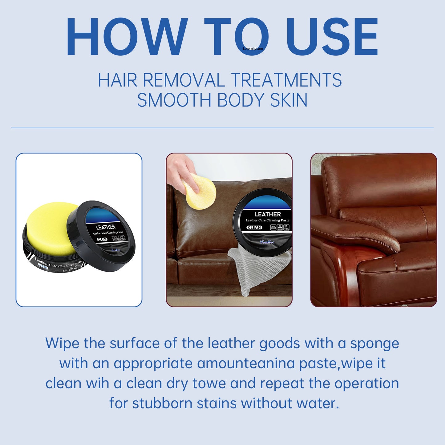 Multi-Surface Leather Balm – Clean, Condition & Protect in One Step