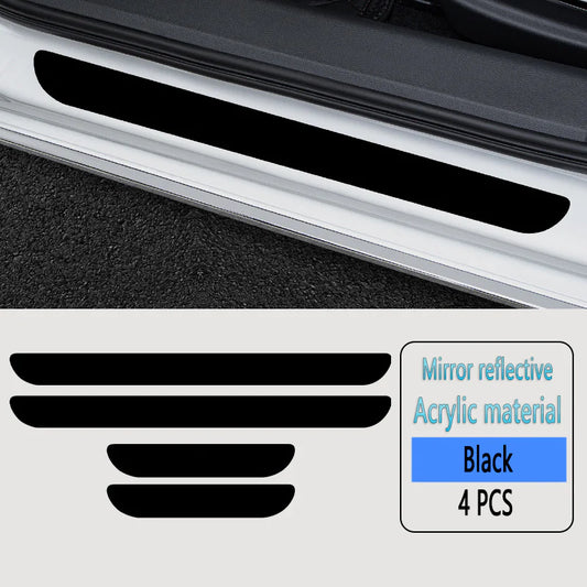 Acrylic Laser Car Anti-Fouling Door Sill Strips🎉4pcs🎉