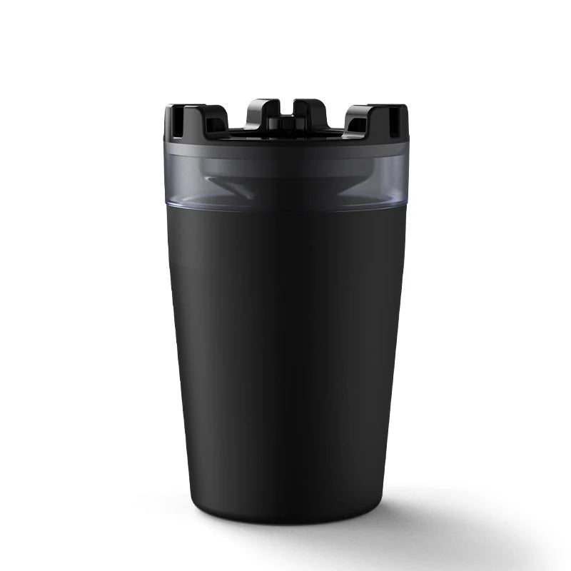 Smokeless Car Ashtray with One-Touch Water Extinguish