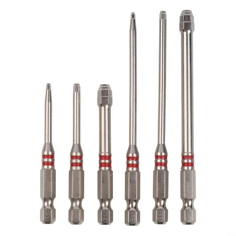 All-in-One Pagoda Hex Screwdriver Bit Set (6PCS) - Universal Magnetic Impact Bits