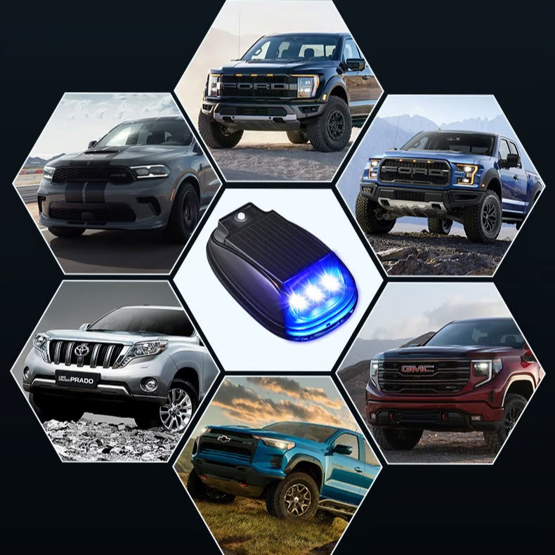 Limited Time Sale-👾Solar Waterproof Cab Roof Lights（Two in a Set）