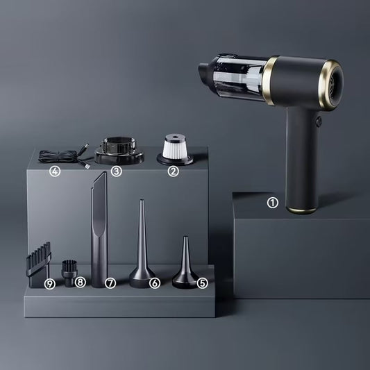 Portable Air Duster Wireless Vacuum Cleaner - 4-in-1 Multifunctional Tool