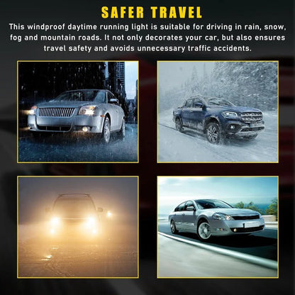 2 PCS Wind-Powered LED Car Lights