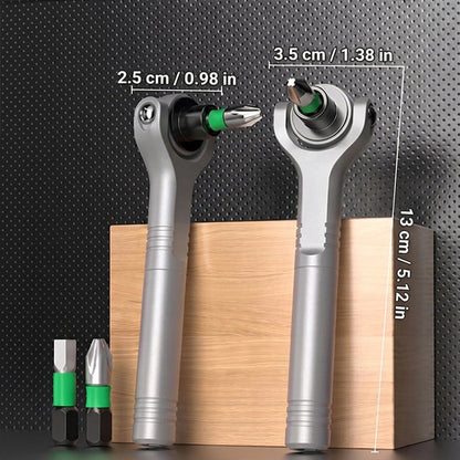 Universal Multi-Angle Ratchet Screwdriver Set