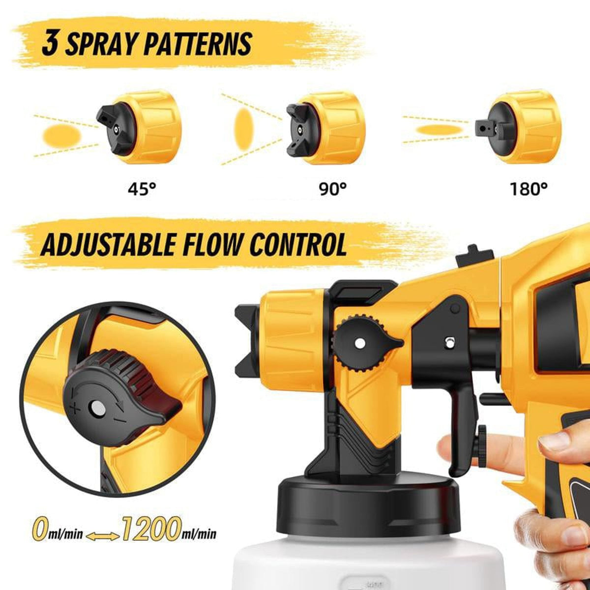 Portable Electric High Pressure Paint Spray Gun