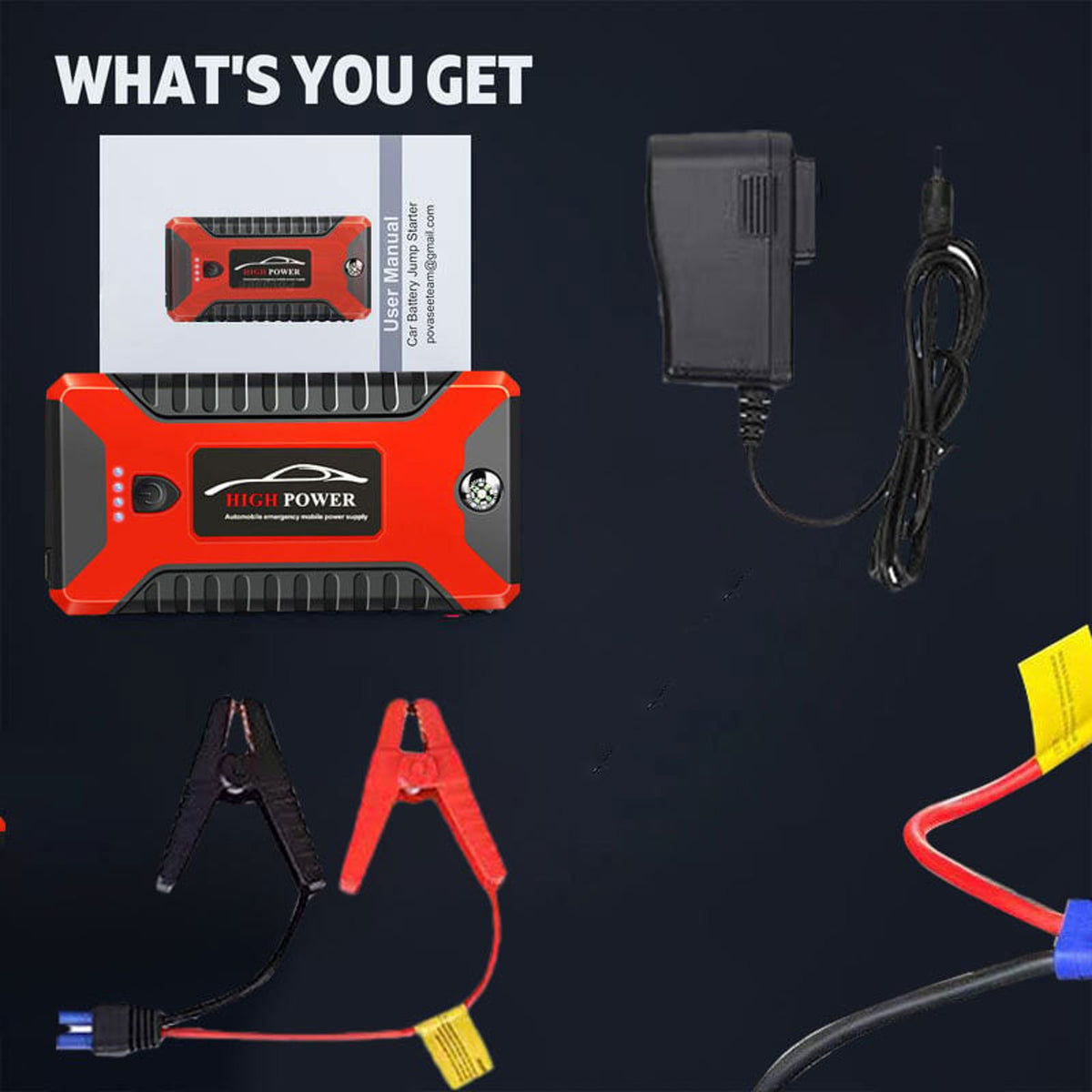 Saker® Jump Starter 300A Peak Jump Starter Battery Pack