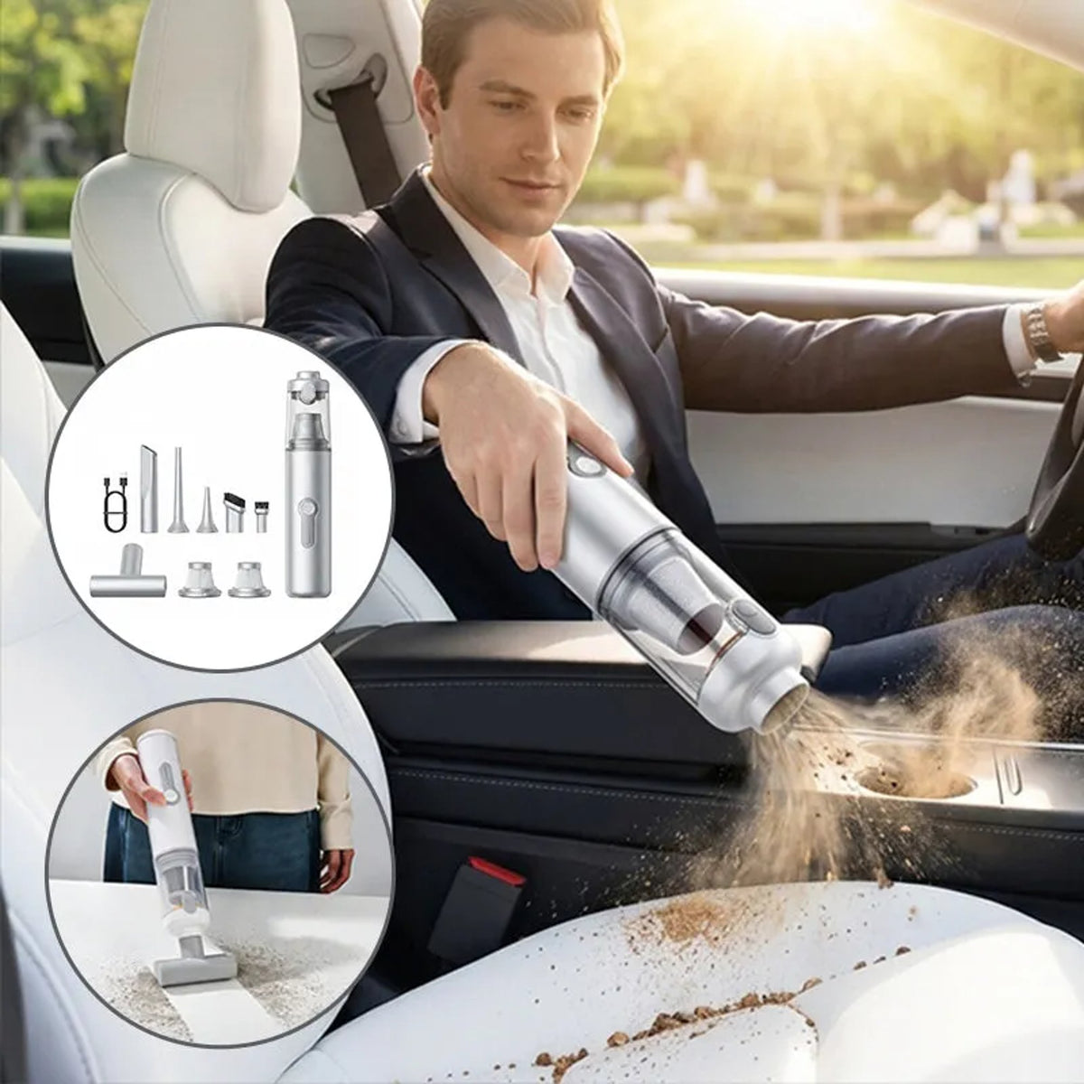 Cordless Car Vacuum And Air Duster