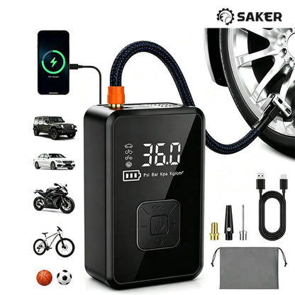 Portable Wireless Car Tire Air Inflator