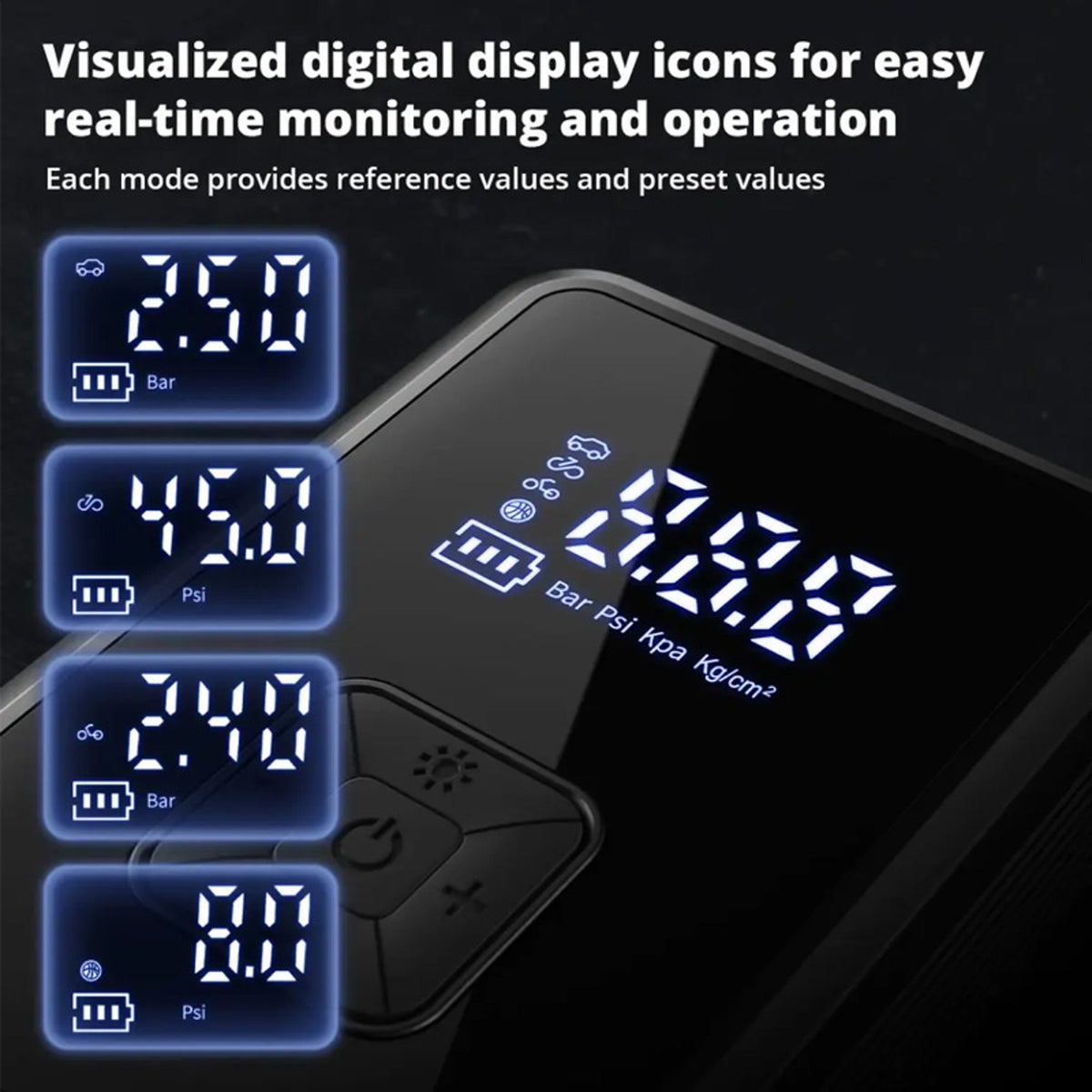 Portable Wireless Car Tire Air Inflator