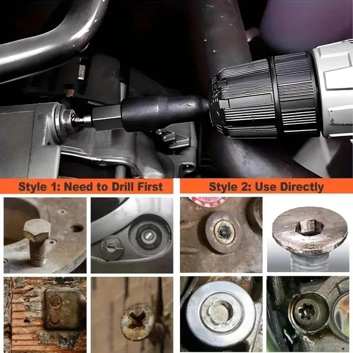 25-Piece Impact Bolt Extractor Set