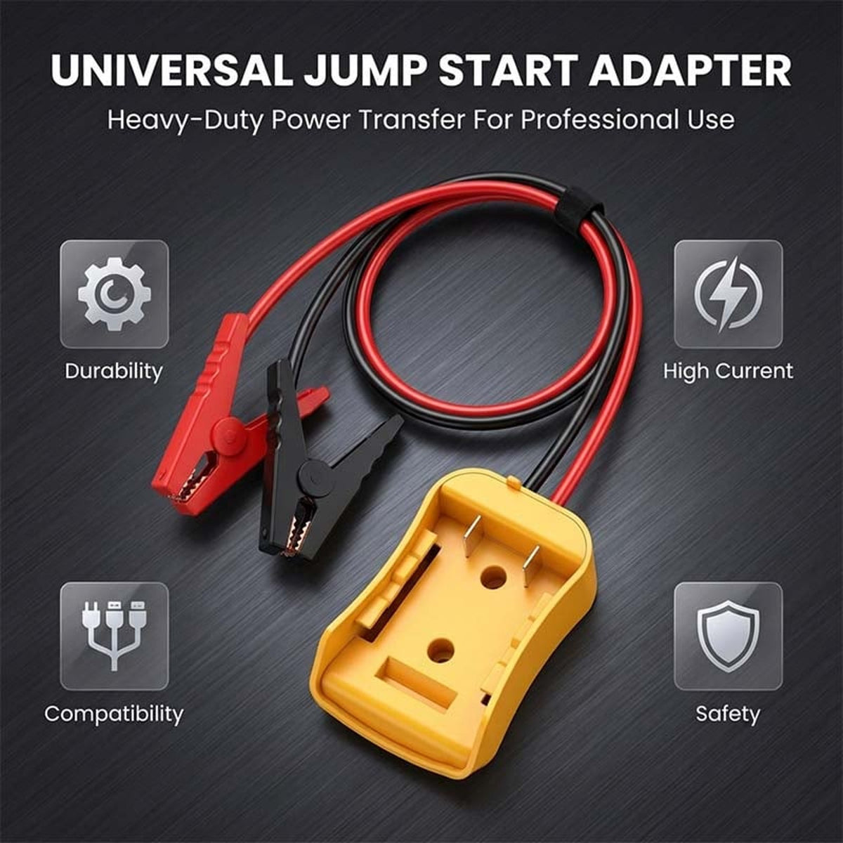 Portable Battery Jumper Booster Cables