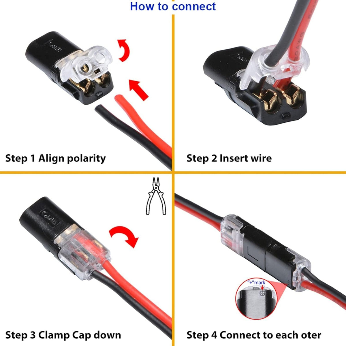 Low Voltage Wire Connector Plug