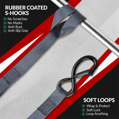 Retractable Ratchet Tie Down Straps