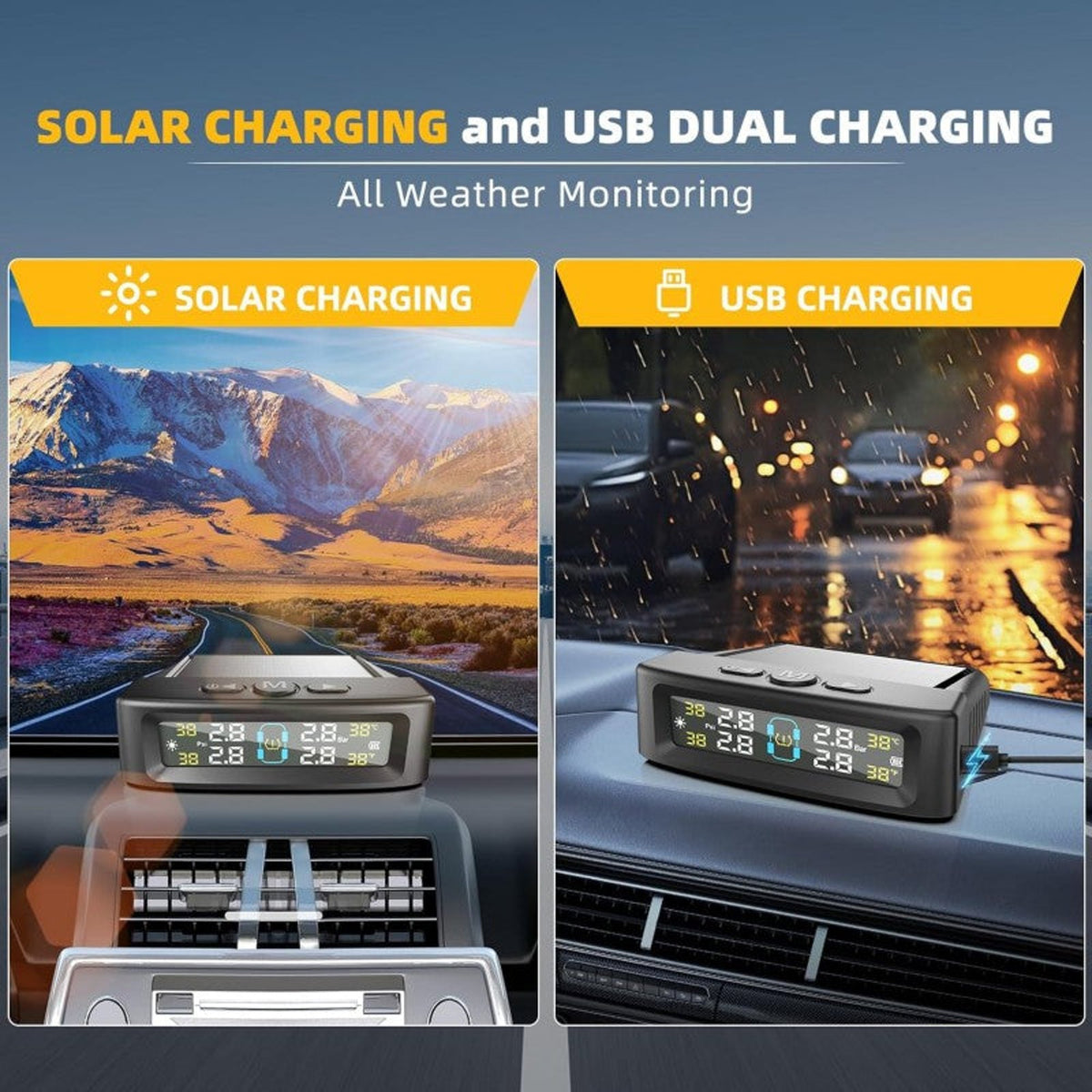 Solar Trailer Tire Pressure Monitoring System