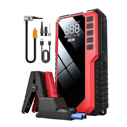 3-in-1 Emergency Jump Starter & Compressor System