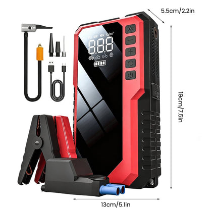 3-in-1 Emergency Jump Starter & Compressor System