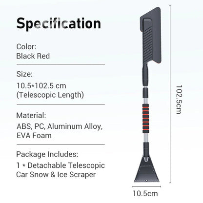 Extendable Car Snow And Ice Scraper