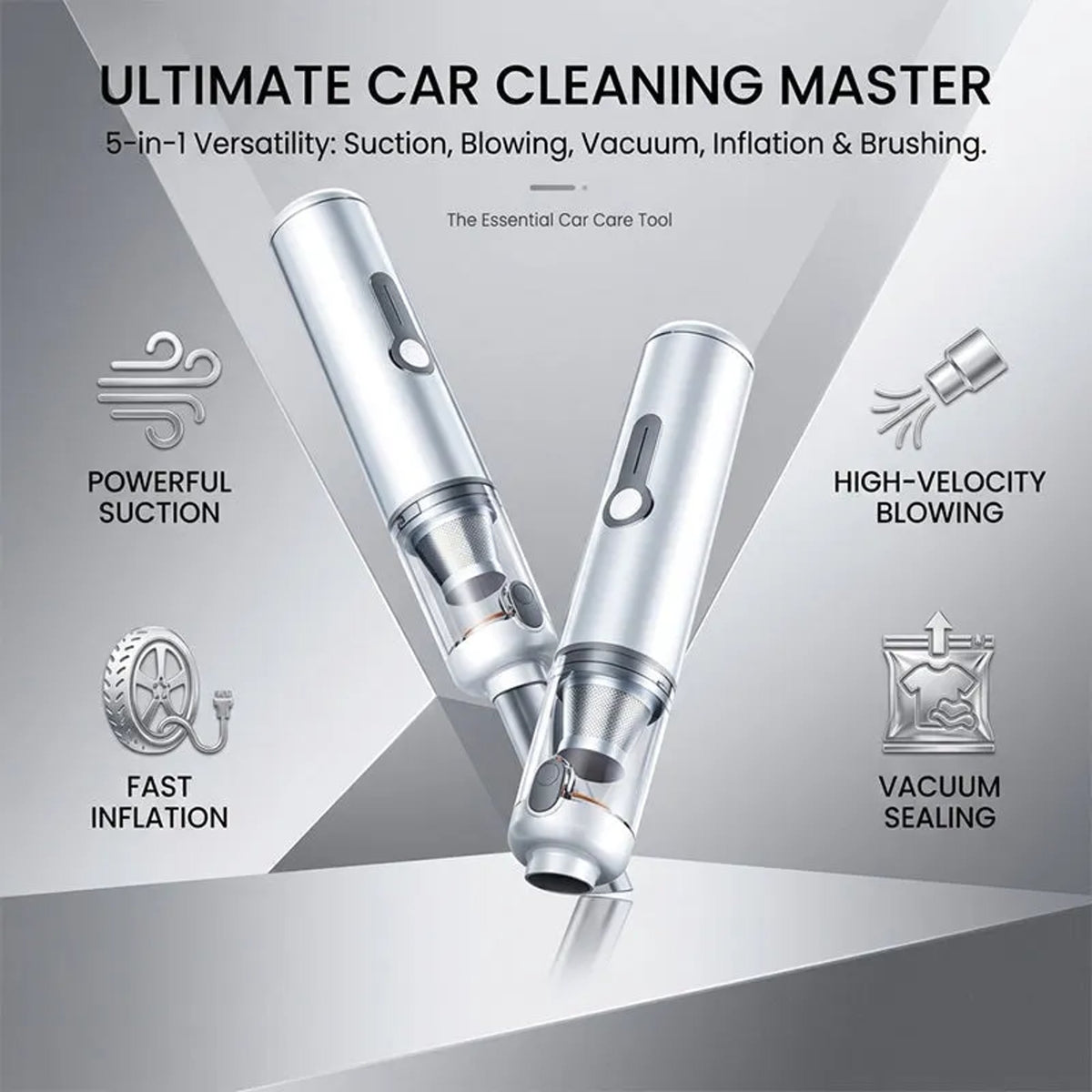 Cordless Car Vacuum And Air Duster