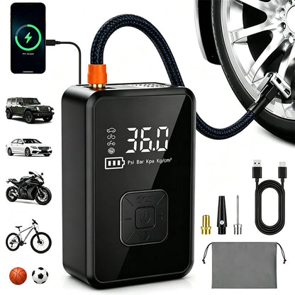 Portable Wireless Car Tire Air Inflator