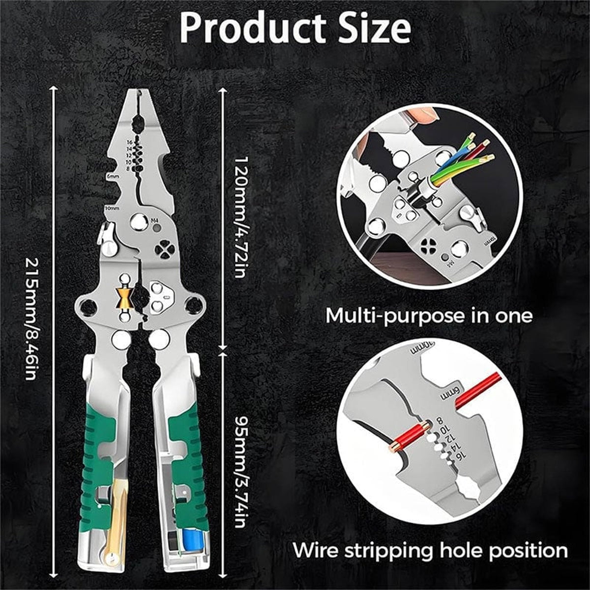 Multi-function Electrician's Pliers Set