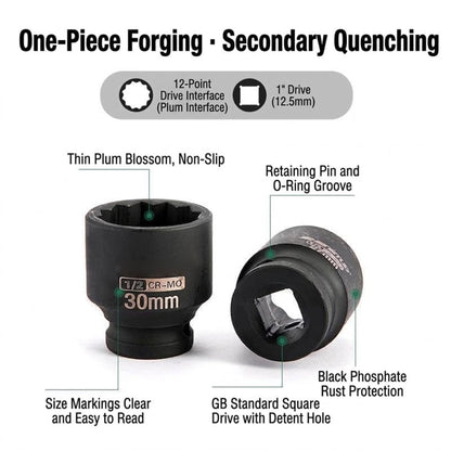 Heavy Duty 12-Point Impact Socket