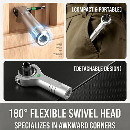 Universal Multi-Angle Ratchet Screwdriver Set