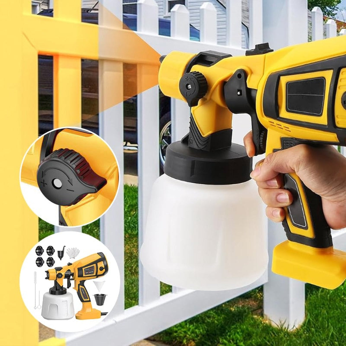 Portable Electric High Pressure Paint Spray Gun