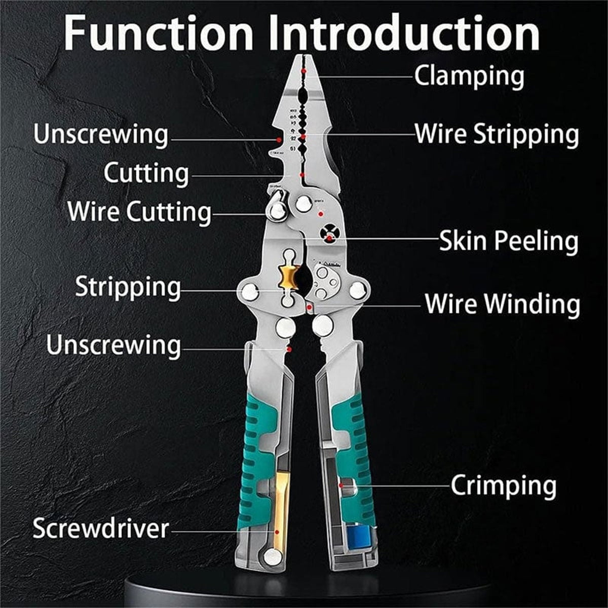 Multi-function Electrician's Pliers Set