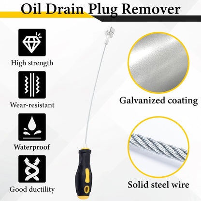 Magnetic Oil Drain Plug Remover Tool