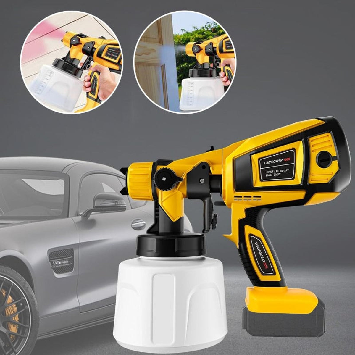 Portable Electric High Pressure Paint Spray Gun