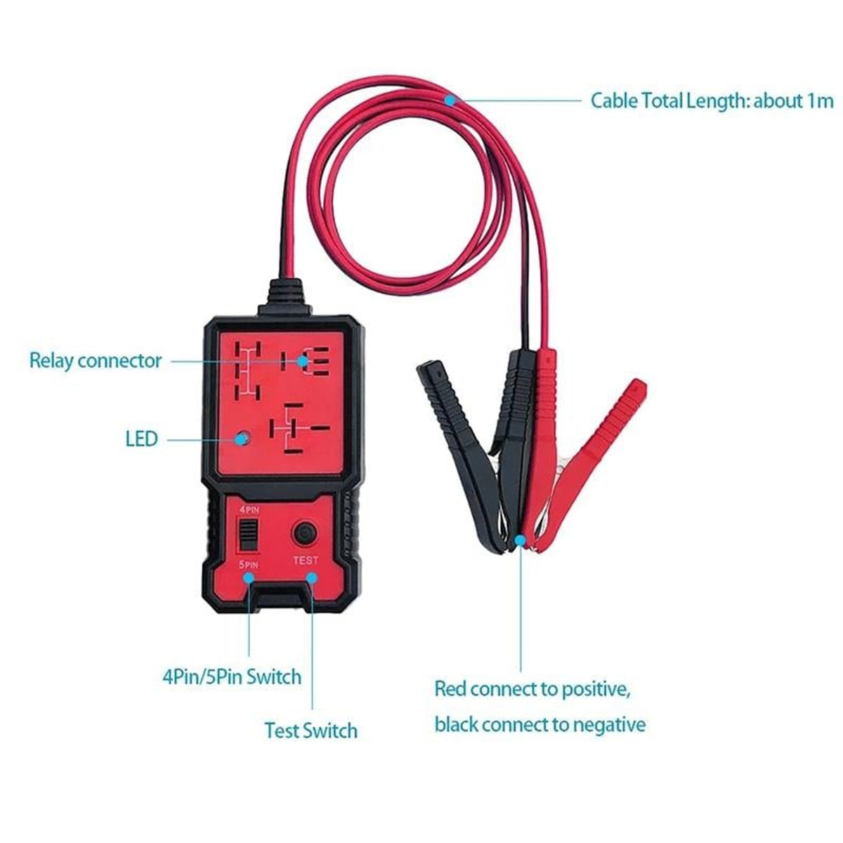 Portable Automotive Relay Tester