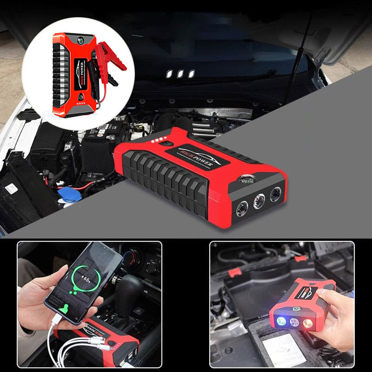 Saker® Jump Starter 300A Peak Jump Starter Battery Pack
