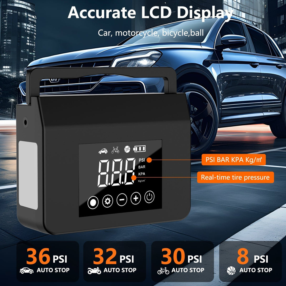 Powerful Car Jump Starter & Inflator