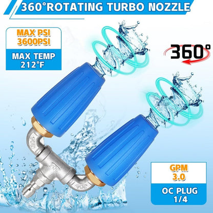 Dual/Triple Turbo Nozzle Pressure Washer