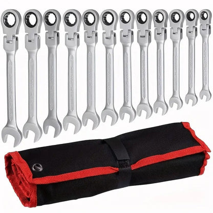 Flex Head Ratcheting Wrench Set