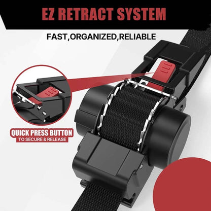 Retractable Ratchet Tie Down Straps