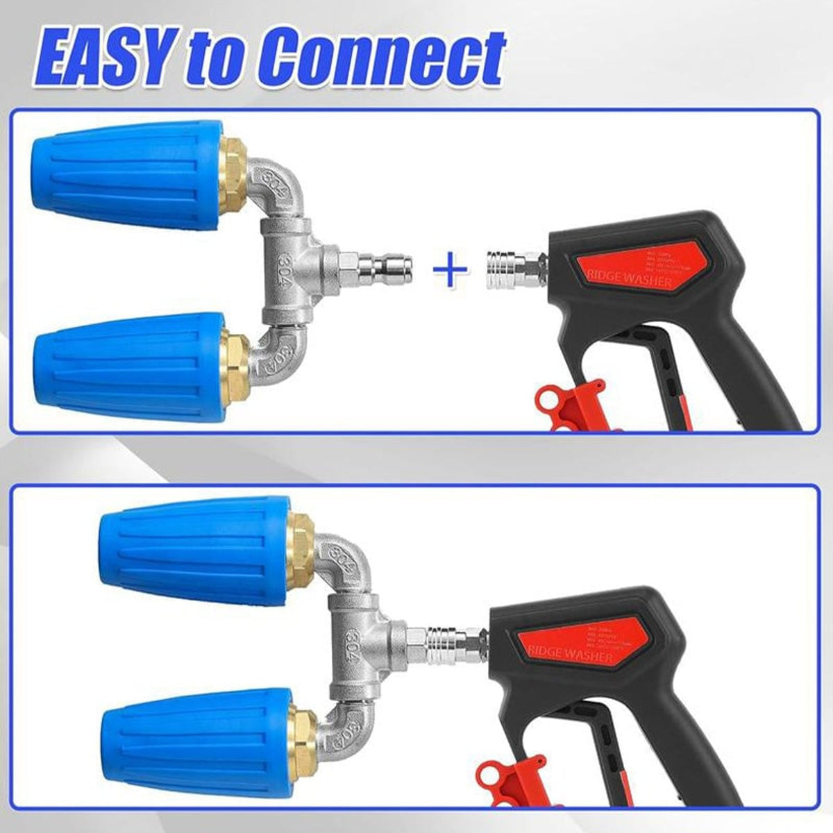 Dual/Triple Turbo Nozzle Pressure Washer