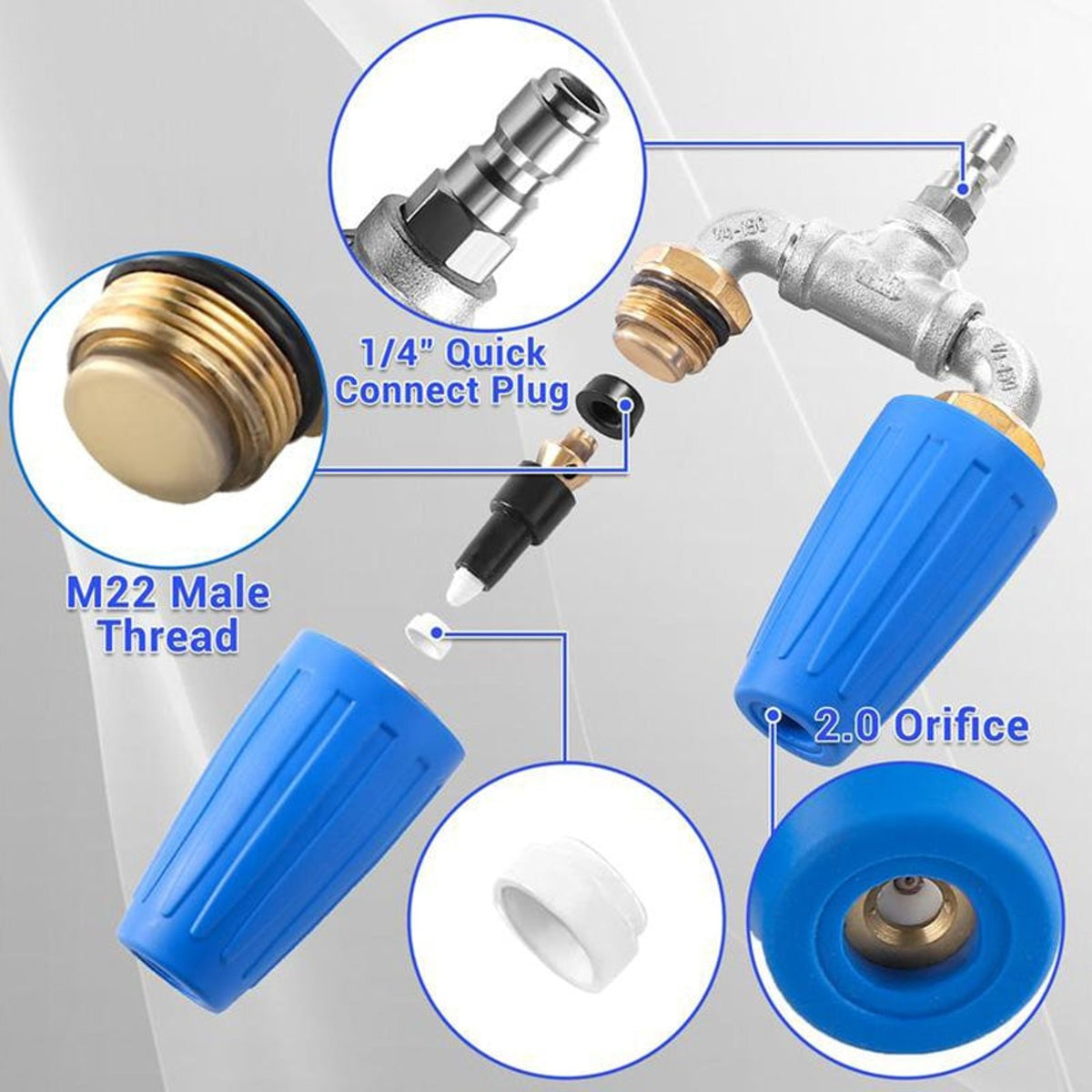 Dual/Triple Turbo Nozzle Pressure Washer