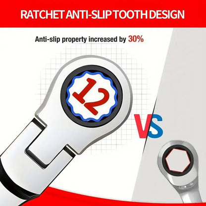 Flex Head Ratcheting Wrench Set