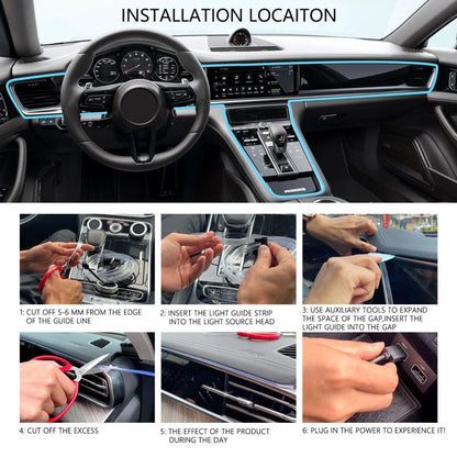 USB Car LED Lights with APP Control