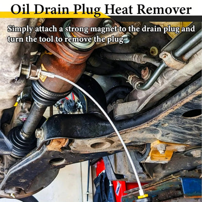 Magnetic Oil Drain Plug Remover Tool